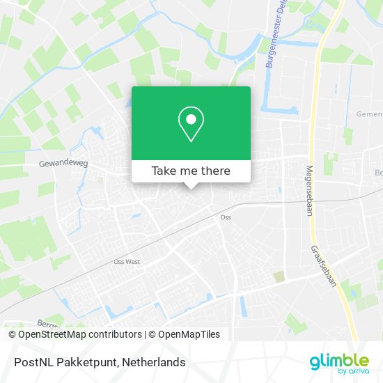 PostNL Pakketpunt Karte