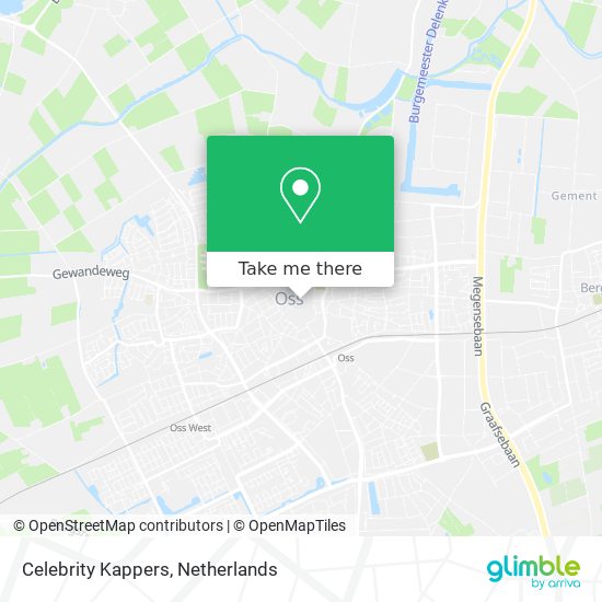 Celebrity Kappers map