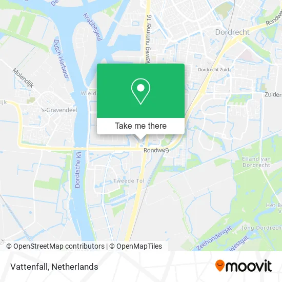Vattenfall map