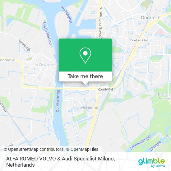 ALFA ROMEO VOLVO & Audi Specialist Milano map