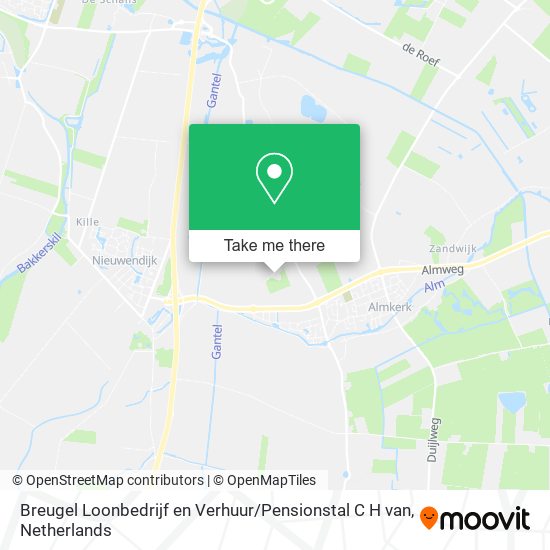 Breugel Loonbedrijf en Verhuur / Pensionstal C H van map