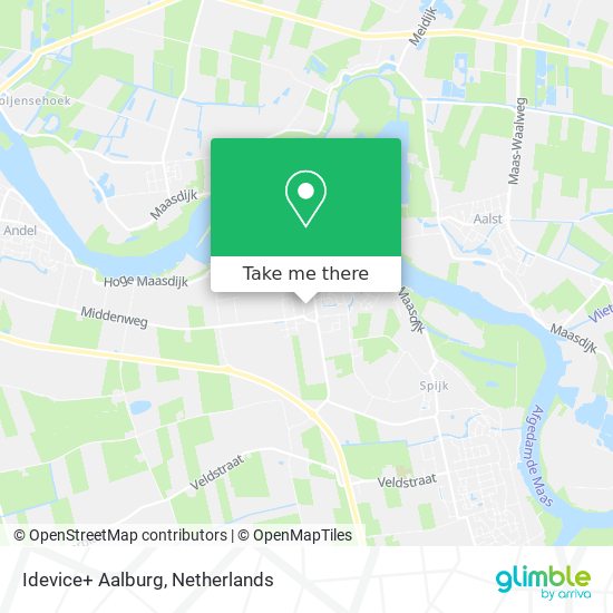 Idevice+ Aalburg map