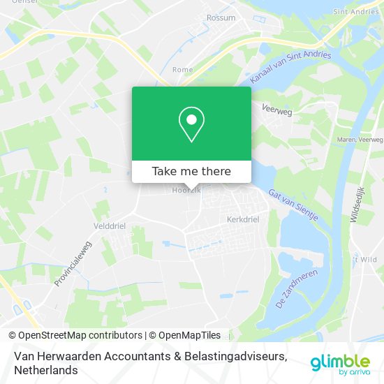 Van Herwaarden Accountants & Belastingadviseurs map