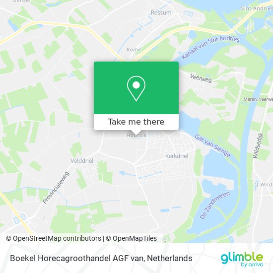 Boekel Horecagroothandel AGF van map