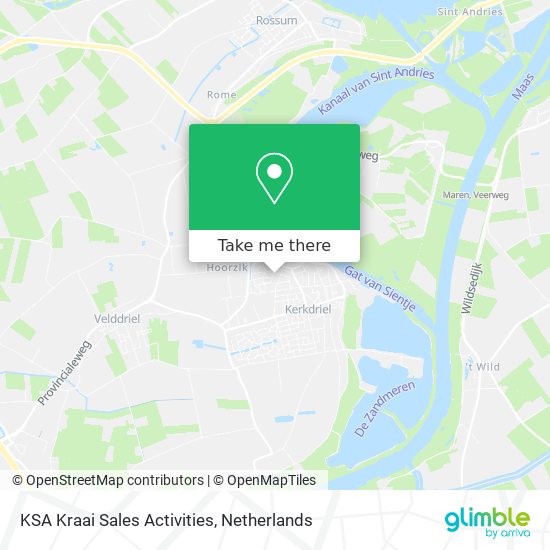 KSA Kraai Sales Activities map