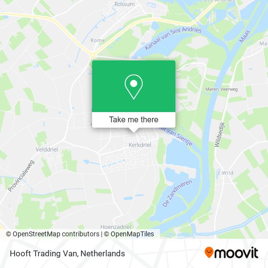 Hooft Trading Van map