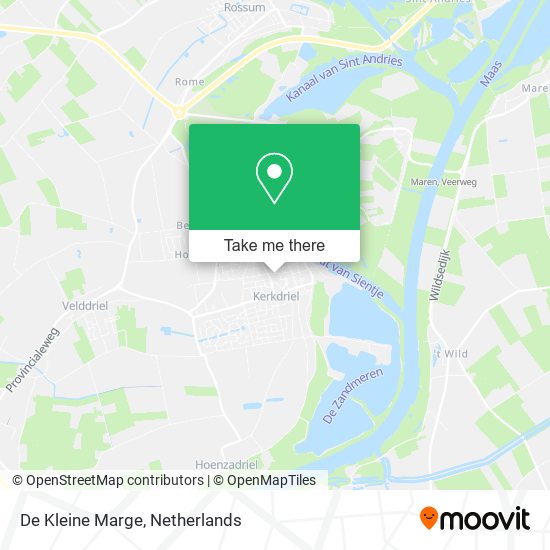 De Kleine Marge map