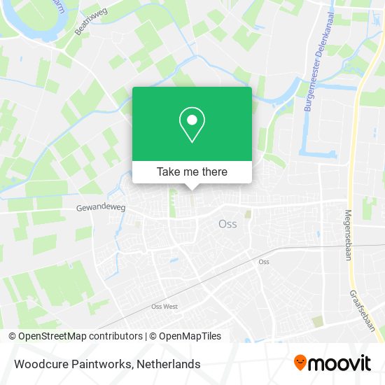 Woodcure Paintworks map