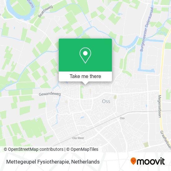 Mettegeupel Fysiotherapie map