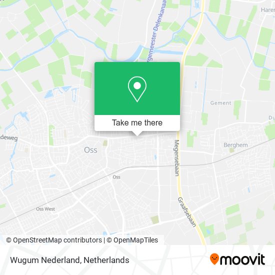 Wugum Nederland map