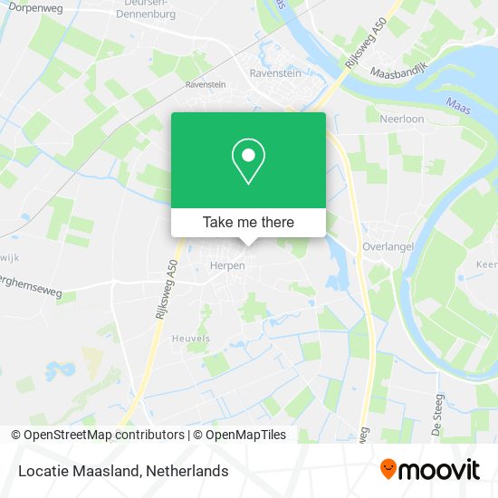 Locatie Maasland map