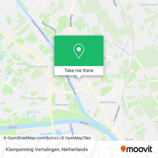 Kleinpenning Vertalingen map