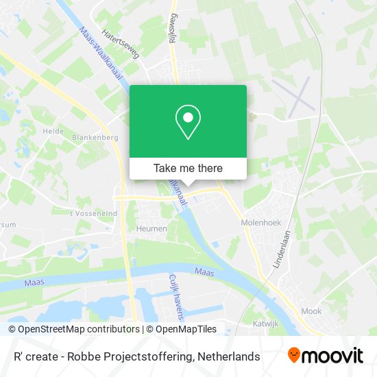 R' create - Robbe Projectstoffering Karte