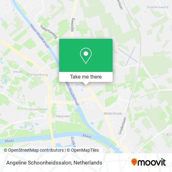 Angeline Schoonheidssalon map