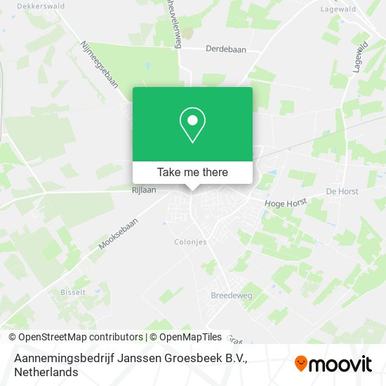 Aannemingsbedrijf Janssen Groesbeek B.V. map