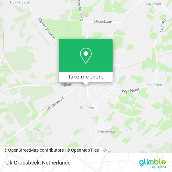 Dk Groesbeek map