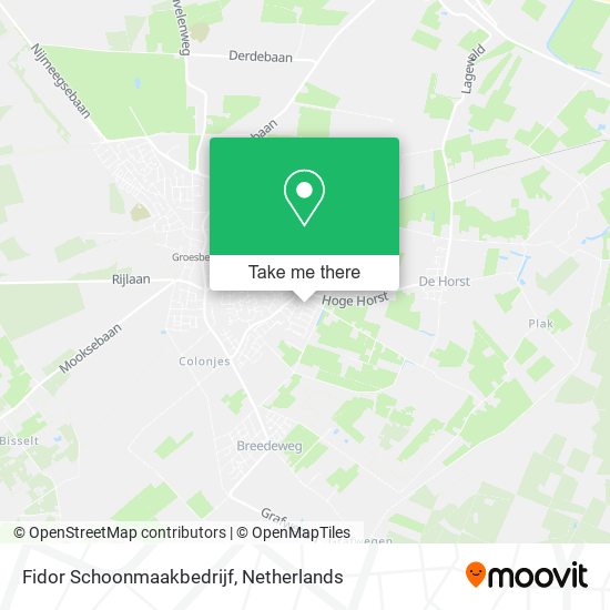 Fidor Schoonmaakbedrijf map