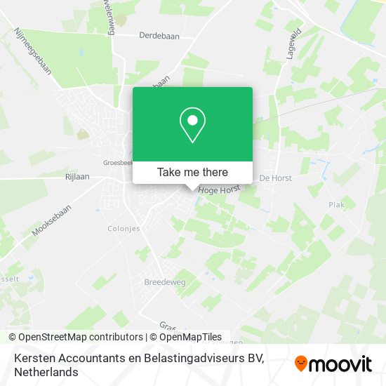 Kersten Accountants en Belastingadviseurs BV Karte