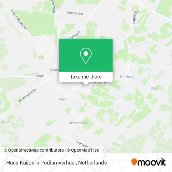 Hans Kuijpers Podiumverhuur map