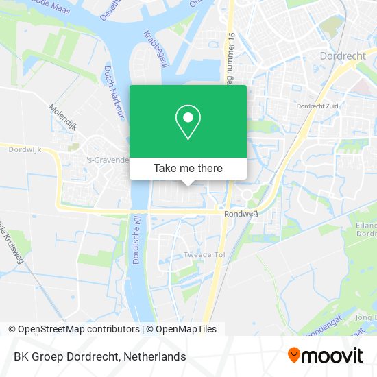 BK Groep Dordrecht map