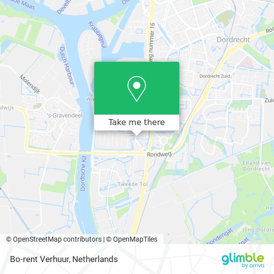 Bo-rent Verhuur map