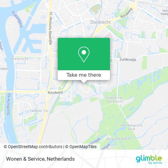 Wonen & Service map