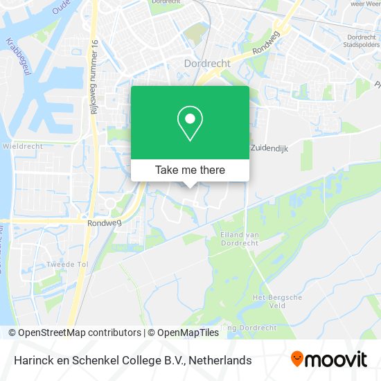Harinck en Schenkel College B.V. map