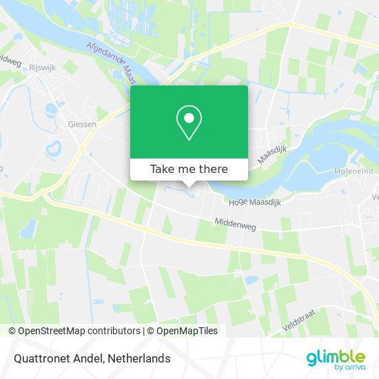 Quattronet Andel map