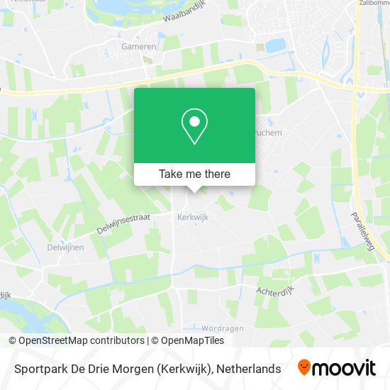 Sportpark De Drie Morgen (Kerkwijk) Karte