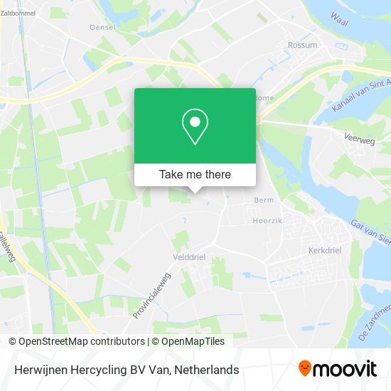 Herwijnen Hercycling BV Van map