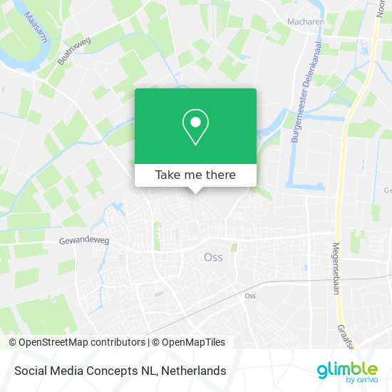 Social Media Concepts NL map