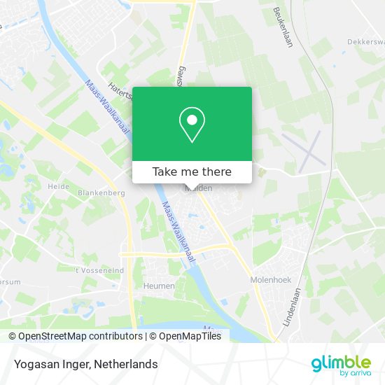 Yogasan Inger map