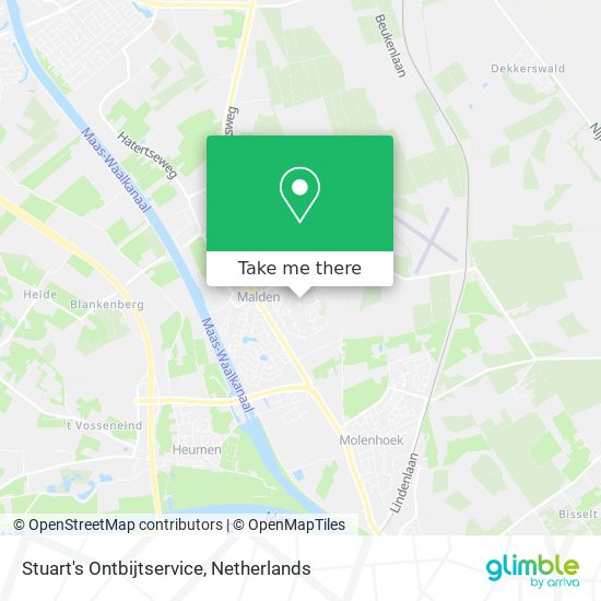 Stuart's Ontbijtservice Karte