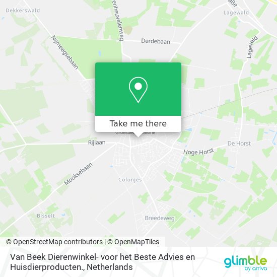 Van Beek Dierenwinkel- voor het Beste Advies en Huisdierproducten. map
