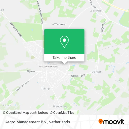 Kegro Management B.v. map