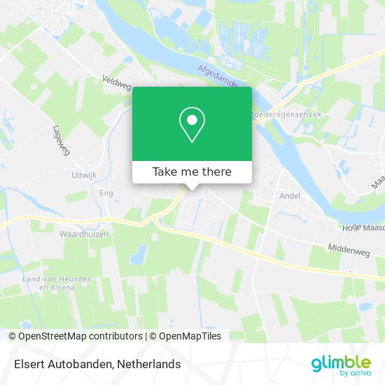 Elsert Autobanden map