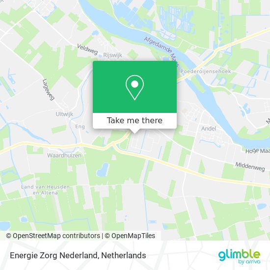 Energie Zorg Nederland map