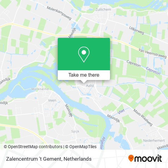 Zalencentrum 't Gement map