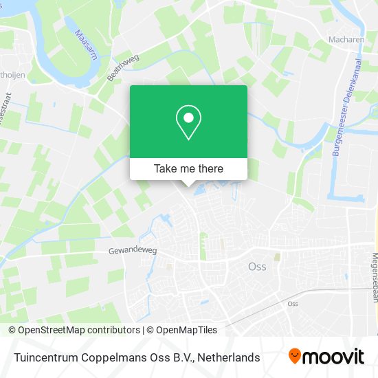 Tuincentrum Coppelmans Oss B.V. map