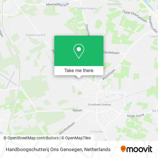 Handboogschutterij Ons Genoegen map