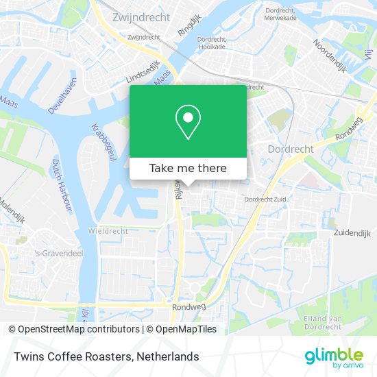 Twins Coffee Roasters map