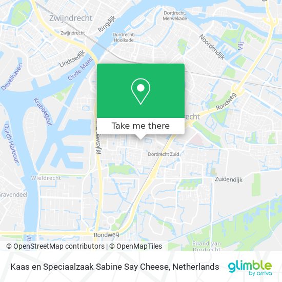 Kaas en Speciaalzaak Sabine Say Cheese map