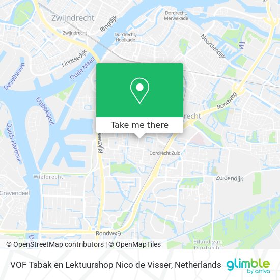 VOF Tabak en Lektuurshop Nico de Visser map