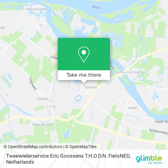 Tweewielerservice Eric Goossens T.H.O.D.N. FietsNED map