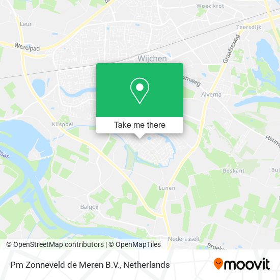 Pm Zonneveld de Meren B.V. map