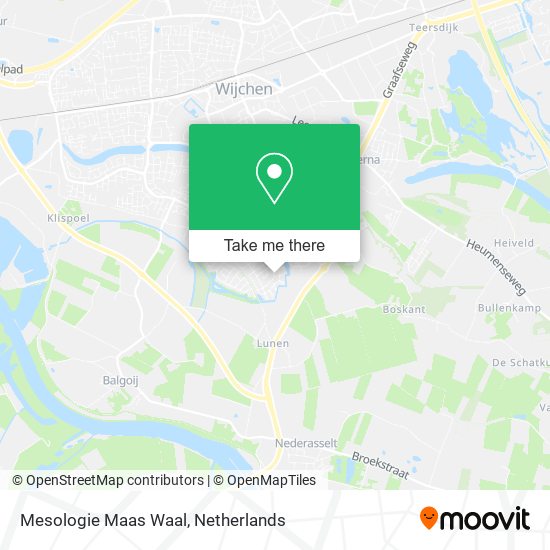 Mesologie Maas Waal Karte