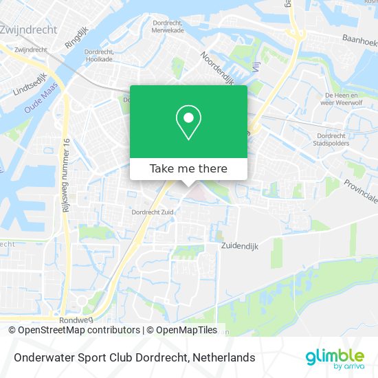 Onderwater Sport Club Dordrecht map