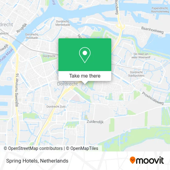 Spring Hotels map