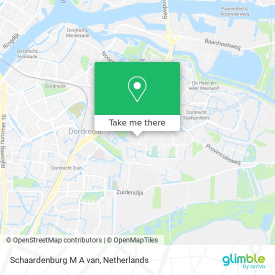 Schaardenburg M A van map