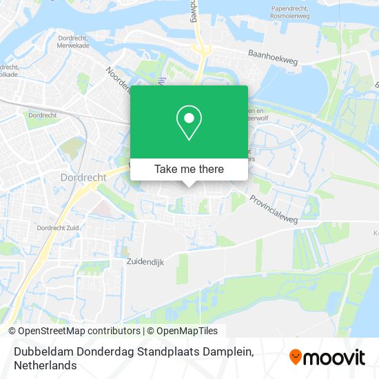 Dubbeldam Donderdag Standplaats Damplein map